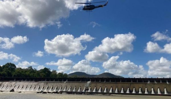 dam maintenance burdekin river