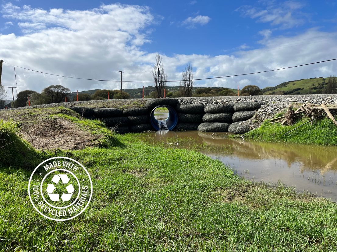 Filter units providing scour protection and reinforcement to culvert