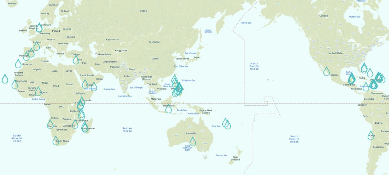 EWM Desal systems in use worldwide