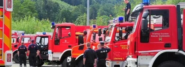 Rural fire brigade exercise with HYTRANS